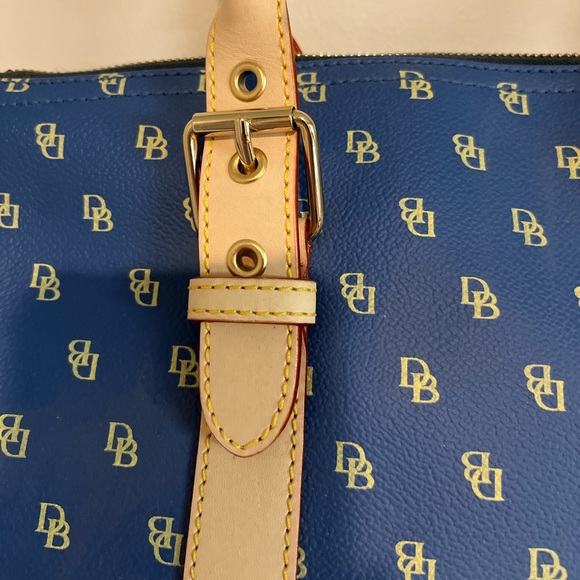 Dooney & Bourke Y2K Coated Canvas Monogram Domed Satchel - Picture 14 of 16